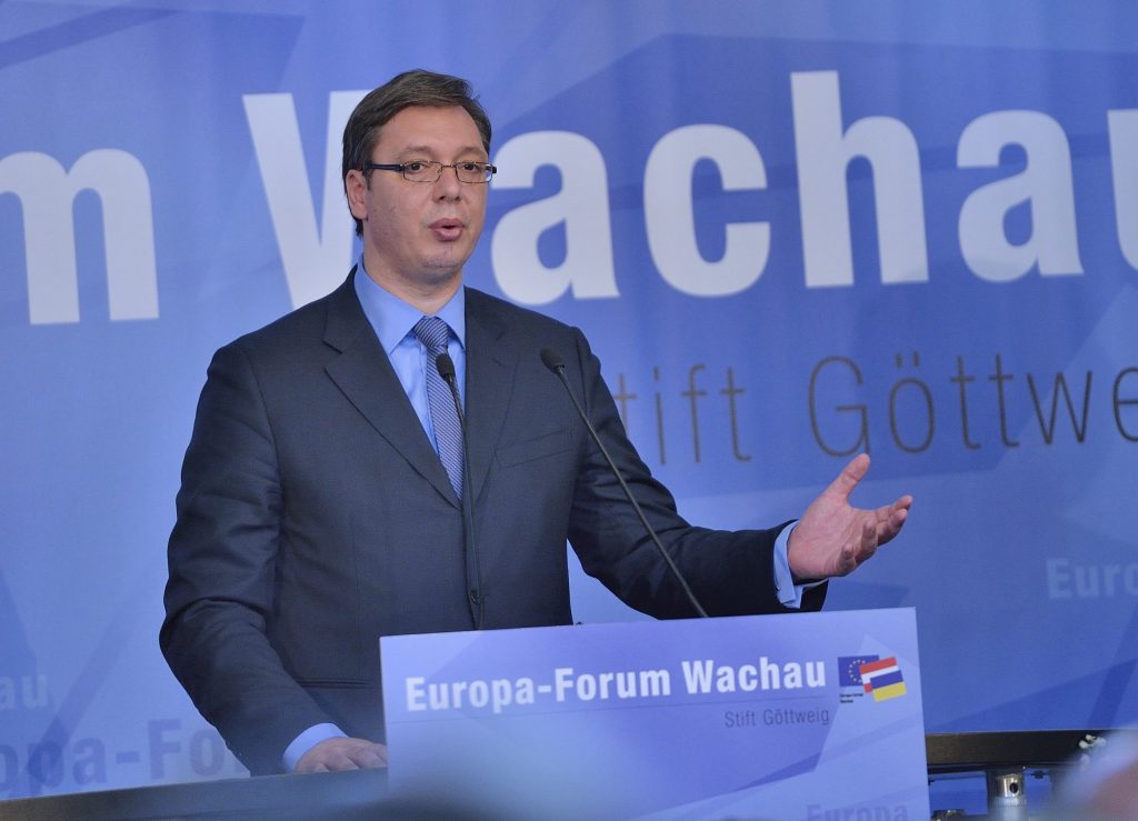 Aleksandar Vučić, Europa-Forum Wachau 2015